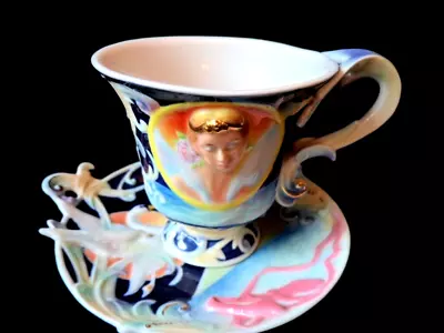 Buy Franz Porcelain Prima Ballerina Cup And Saucer Fz02134 - Rare Uk Find • 200£