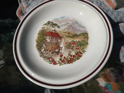Buy Rare Grindley Pottery Decorative Plate Chinese River Mountain Waterfall Siheyuan • 29.99£