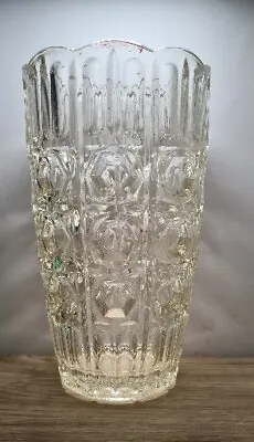 Buy Beautiful Fidenza Italian Lead Crystal Green Glass Vase  9  X 5  • 25£