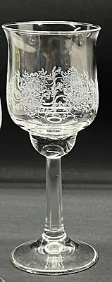 Buy Fostoria Etched Crystal Small White Wine Sherry Glass 6.25” Vintage Replacement • 10.56£