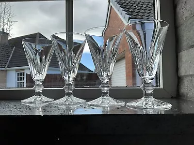 Buy 4 Waterford Crystal Eileen Glass  Sherry Signed Rare 4.5” H • 29.99£