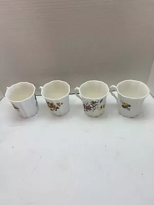 Buy Royal Grafton Fine Bone China Tea Coffee Cup Mug Floral Set Of 4 England • 26.50£
