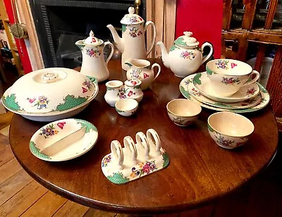 Buy Rare , Proper 1930's English Porcelain Breakfast Set For One, Complete • 180£