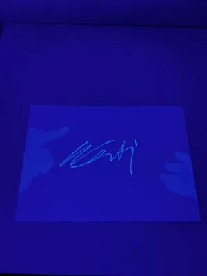 Buy A4 Paper Hand-signed By Ai Weiwei With Invisible UV Ink In Hand • 293.46£