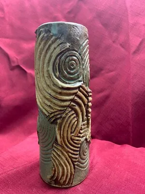 Buy BERNARD ROOKE Pottery Brutalist Style Flower Vase STAMPED • 146.99£