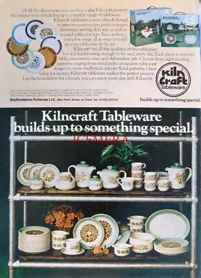 Buy Vintage 'KILNCRAFT' Tableware Advert - Original 1979 Print • 2.97£
