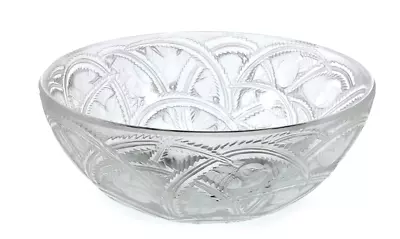 Buy Lalique France Crystal 9” PINSONS Bird Etch Centerpiece Bowl - SIGNED • 360.27£