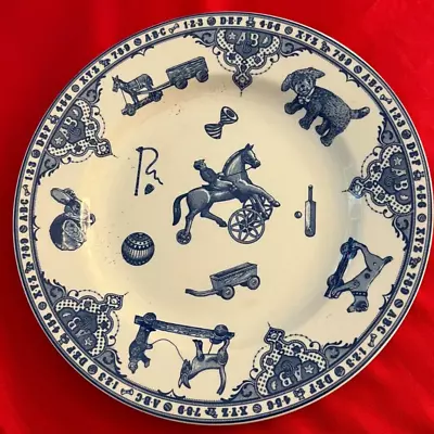 Buy SPODE Edwardian Children 7 3/4 Inch Plate BLUE From England • 14.39£