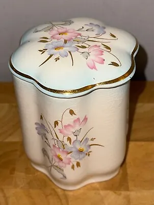 Buy Royal Worcester PALISSY WARE Lidded Pot With Gold Gilt Detail • 15£