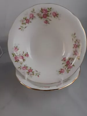 Buy Duchess June Bouquet Bowls X 2 17 Cm Fine Bone China Pink Roses Vintage British • 15.99£