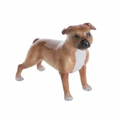 Buy John Beswick Red Staffordshire Bull Terrier Dog Figurine JBD92 - New In Gift Box • 35.95£