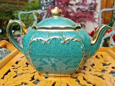 Buy Sadler Dark Green 1922 Teapot Full Size • 50£