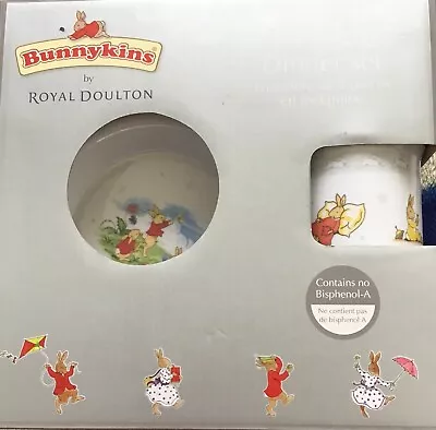 Buy Bunnykins By Royal Doulton 3 Piece Dinner Set. Brand New & Original Packaging • 45£