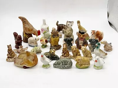 Buy Vintage Job Lot Collection Of Wade Whimsies & More Animals Miniature Figurines • 9.99£
