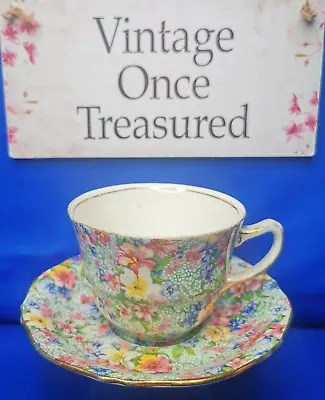 Buy Royal Winton MARION CHINTZ * TEA CUP & SAUCER Set * Vintage 1950s VGC (b) • 12.50£