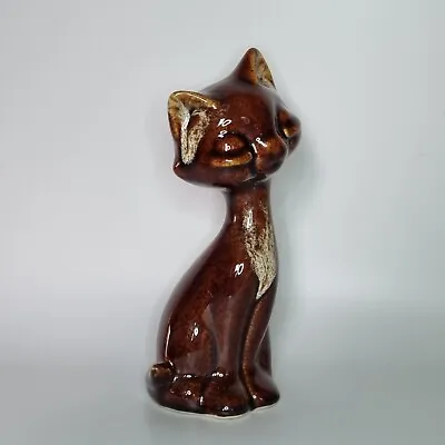 Buy Vintage Brown Fosters South West Siamese Cat Figurine Kitsch Mid Century 6.5   • 13.50£