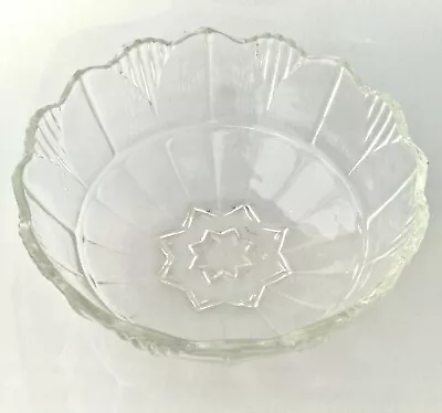 Buy Vintage Crystal Cut Glass Bowl - For Trifle, Fruit, Etc. - 21cm X 9cm • 9£