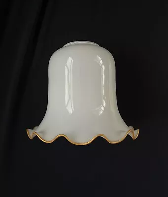 Buy Bell Gold Line White Clip On Replacement Glass Lamp Shade Ceiling Wall Light • 12.95£