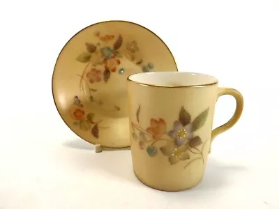 Buy Royal Worcester China Grainger & Co Cup & Saucer Dated 1902 Ref 1321/6 • 2.20£