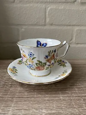 Buy Vintage Aynsley Bone China Tea Cup & Saucer Cottage Garden • 10£