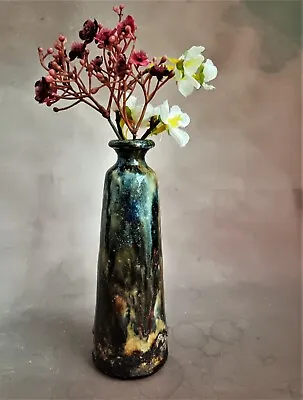 Buy Studio Pottery. Large Stoneware Bottle, Vase , John Wright • 29£