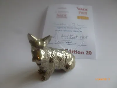 Buy Wade Whimsies Silver Scottie Dog New Release Le 20 • 34.99£