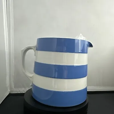 Buy Vintage English Cornish Ware Blue & White Pottery Pitcher TG Green & Co C1920 • 47.02£