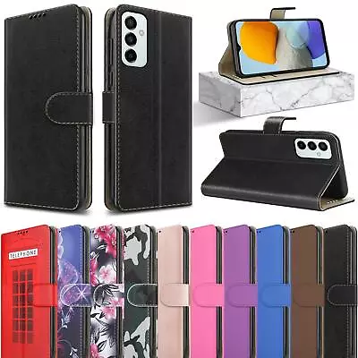 Buy For Samsung Galaxy M23 5G Case, Leather Wallet Magnetic Flip Stand Phone Cover • 5.45£