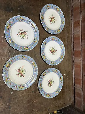 Buy Grindley Marlborough Royal Petal Somerdale Plates X 5 • 5£