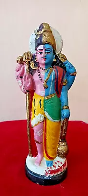 Buy Lord Shiva & Vishnu Old Pottery Terracotta Mud Clay Figure Idol Statue Vintage • 137.62£