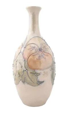 Buy Lise B Moorcroft, Rare Lustre Pansy  Vase, Handmade  Year 2001.  • 89£