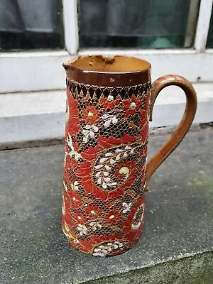 Buy Antique Date-lined Doulton Lambeth Slaters Patent 1891 Red Cream Stoneware Jug • 3.95£