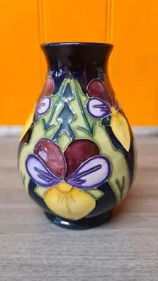 Buy Moorcroft Special Edition ‘Heartsease’ Baluster Vase By Rachel Bishop 13.5cm • 195£