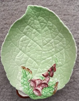 Buy Carlton Ware Leaf Dish Australian Green Foxglove  Bowl • 5£