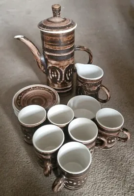 Buy Vintage Cinque Ports Pottery Monastery Rye Coffee Set Pot Cups/Saucers Bowl Jug  • 19.99£