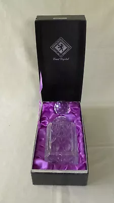 Buy Edinburgh International Lead Crystal Spirit Decanter In Superb Boxed Condition • 35£