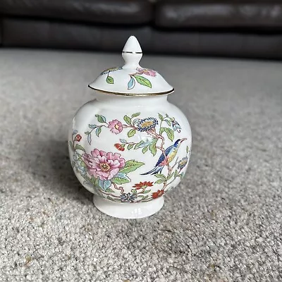 Buy Vintage Aynsley Pembroke Lidded Pot Urn Vase Small Floral • 7£