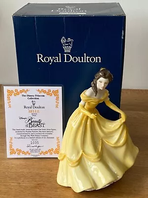 Buy Royal Doulton HN 3830 Belle Beauty & The Beast Disney Princess Collection Ltd Ed • 110£