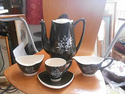 Buy Partial Carlton Ware Coffee Set, Pot, Milk, Sugar, 5 Cups/saucers,have Sugar Lid • 25£