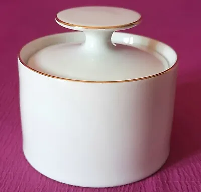 Buy Thomas Germany White/Gold Thin Gold Band Porcelain Sugar Bowl • 8.99£