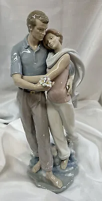 Buy Lladro Handmade Porcelain- “You’re Everything To Me” Couple Figurine • 519.62£