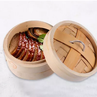 Buy Bamboo Steamer Stainless Steel Cooking Utensils Asian Cookware • 12.33£