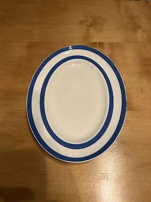 Buy T G Green Cornishware Oval Serving Plate 28cm￼ • 10.50£