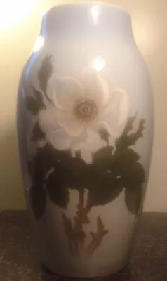 Buy Vintage Bing And Grondahl Copenhagen Blue Flower Vase Excellent Condition • 16.99£