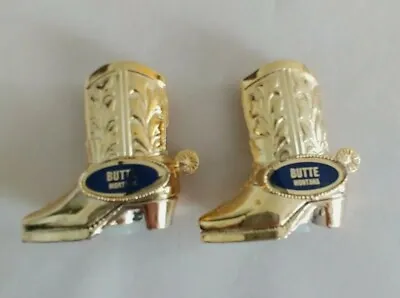 Buy Cowboy Boots With Spurs Vintage Salt And Pepper Shakers Western Made In Japan 2  • 11.84£