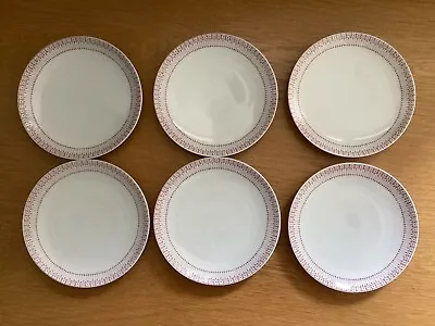 Buy THOMAS GERMANY SIDE PLATES X 6 - Mainly White With Pattern - FREE UK POSTAGE • 8.95£