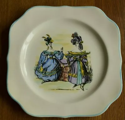Buy Rare Grays Pottery Satirical Victorian Plate ( Ship Backstamp) • 4.50£