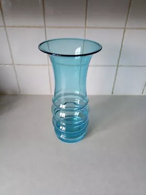 Buy Dartington Kingfisher Blue Glass Vase • 20£