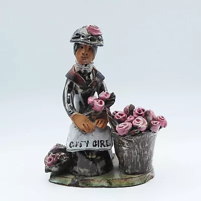 Buy Seven Springs Pottery Flower Seller By Marie Whitby   ~ Chelsea Pottery • 19.95£