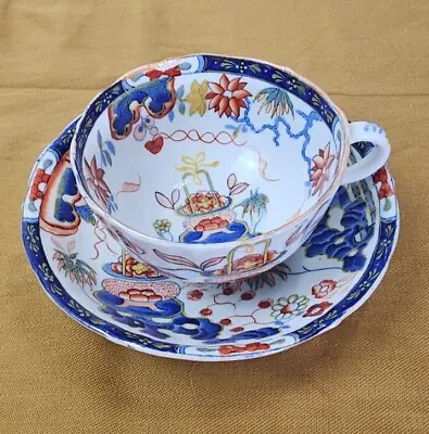 Buy Rare Minton Imari Chinoiserie Pattern No.1052 Cup And Saucer C.1830 • 43.42£